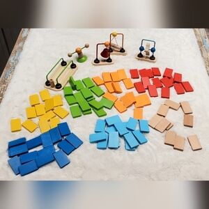 Colorful Hape Wooden Block Set for Kids
